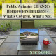 3 hr Public Adjuster CE (3-20) - Homeowners Insurance - What's Covered, What's Not? (INSCE039FL3)