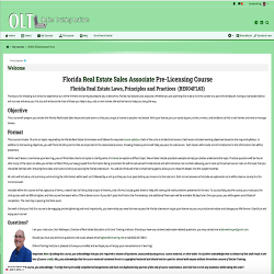 63 hr Sales Associate Prelicensing Course - 6 month access 63 hr Sales Associate Prelicensing Course - 6 month access